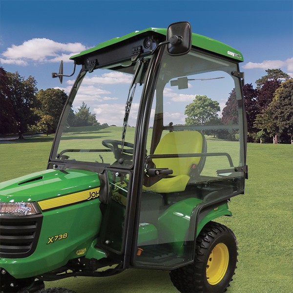 Lawn mower top cab