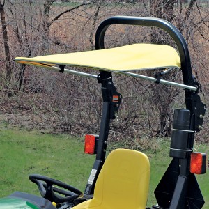 Folding Bimini Sunshade for John Deere 2320, 2520, and 2720 Tractors