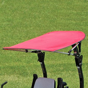 Narrow Folding Sunshade for Tractors and Mowers